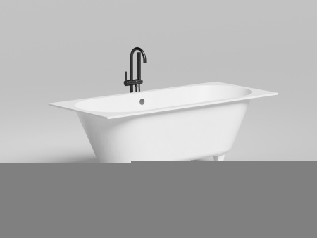 Ванна из литьевго мрамора Salini ORNELLA 103413MF 170х75 встраиваемая прямоугольная с ножками